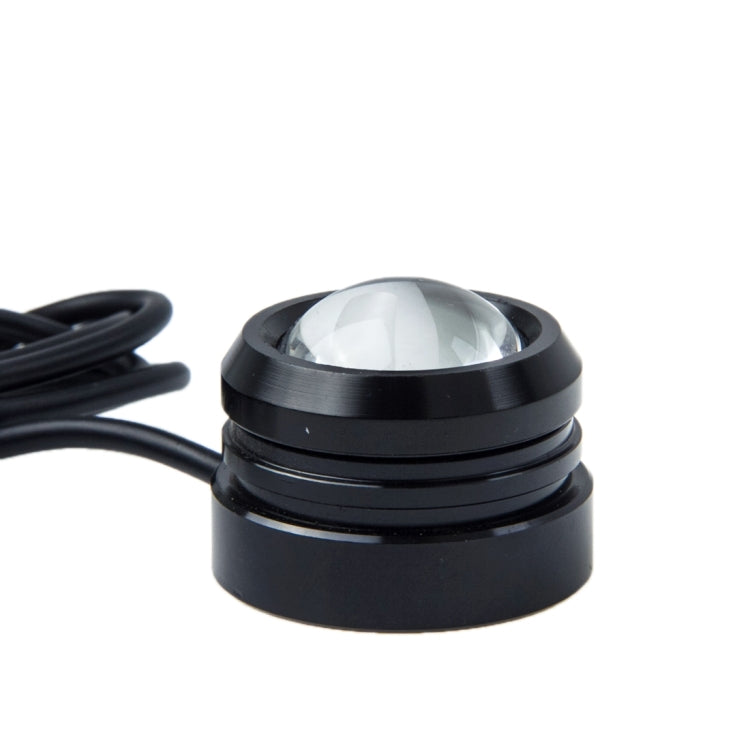 10F 10W Blue Light Metal Eagle Eyes Car Lamp, Wire Length: 95cm