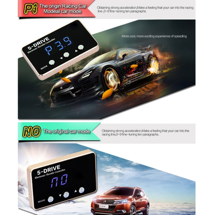 5-Drive Electronic Throttle Controller for Cars with Electronic Throttle