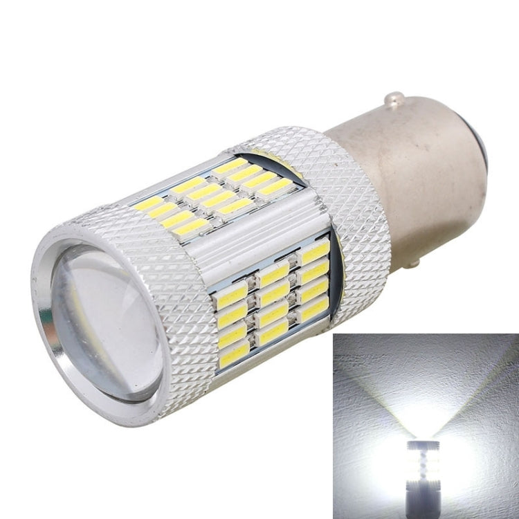 2PCS 1157 P21/5W BAY15D 10W 540LM White Light 54 LED 4014 SMD Car Brake Light Rear Driving Lamp Bulb, DC 12V