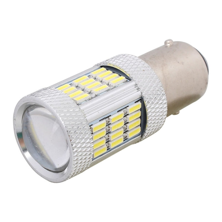 2PCS 1157 P21/5W BAY15D 10W 540LM White Light 54 LED 4014 SMD Car Brake Light Rear Driving Lamp Bulb, DC 12V