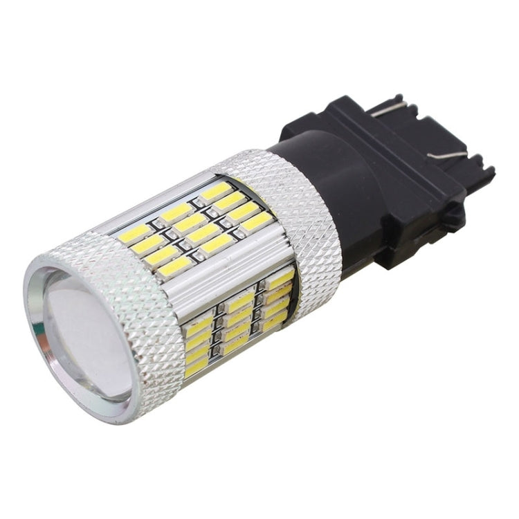 2PCS T25 P27/7W 3157 10W 540LM White Light 54 LED 4014 SMD Car Brake Light Rear Driving Lamp Bulb, DC 12V