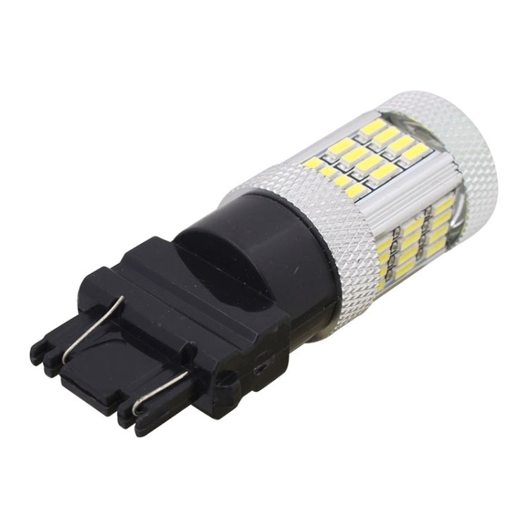 2PCS T25 P27/7W 3157 10W 540LM White Light 54 LED 4014 SMD Car Brake Light Rear Driving Lamp Bulb, DC 12V