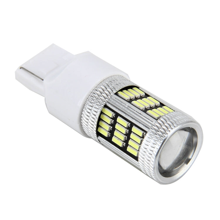 2PCS  T20 W21W 7440 10W 540LM White Light 54 LED 4014 SMD Car Brake Light Fog Lights Bulb, DC 12V