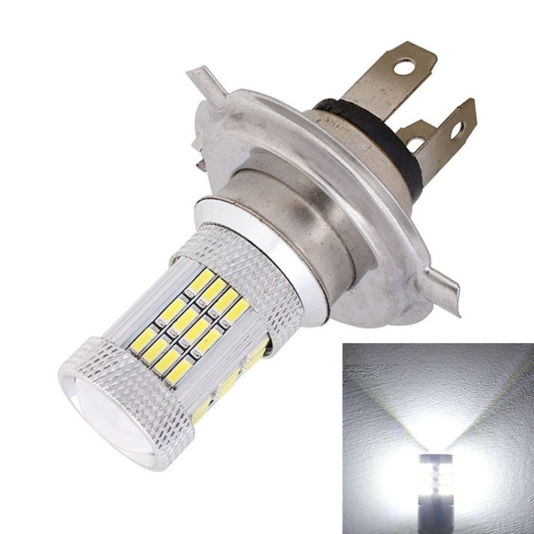 2PCS H4 P43T 10W 540LM White Light 54 LED 4014 SMD Car Headlights Fog Lights Bulb, DC 12V