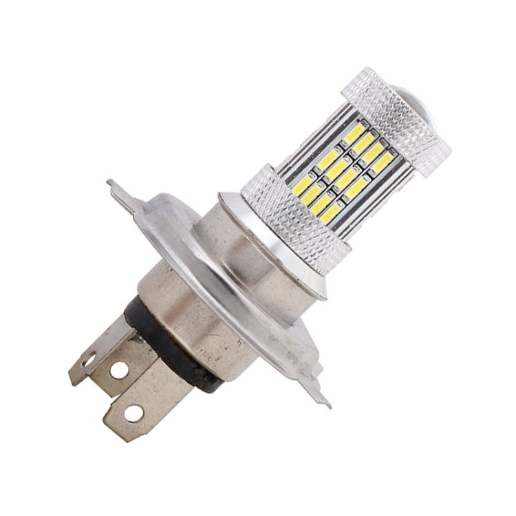 2PCS H4 P43T 10W 540LM White Light 54 LED 4014 SMD Car Headlights Fog Lights Bulb, DC 12V