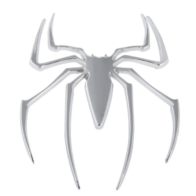 Metal Spider Style Chrome Badges(Silver)