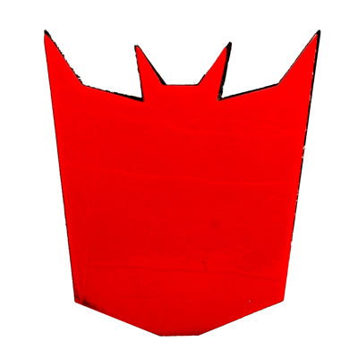 Transfromers Style Chrome Badge