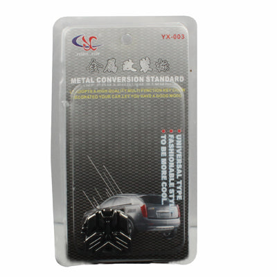 2x Transfromer Style Chrome Badge(Silver)