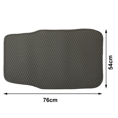Environmental Non-slip Silicone Car Mats Set(Grey)