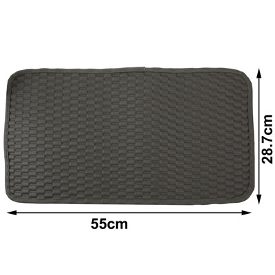 Environmental Non-slip Silicone Car Mats Set(Grey)