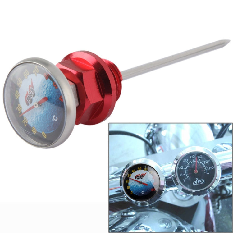 Motorcycle Oil Level Gauge Thermometer