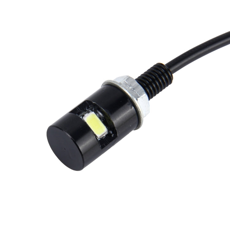 2 PCS 1W 100lm 1-SMD 5630 LED White Light Car / Motorcycle License Plate Screw Lamp