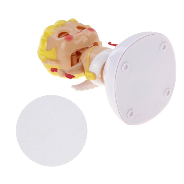 Solar Powered Bobble Head Dancing Toy Car Decoration Ornament Lovely Wink Doll Cupid