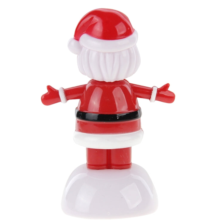 Solar Powered Bobble Head Dancing Toy Car Decoration Ornament Merry Christmas Santa Claus