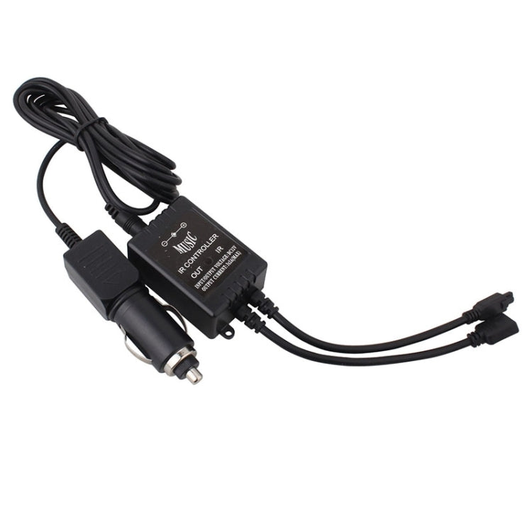 Car Acoustic LED Atmosphere Lamp / Chassis / Automobile Hub Lights RGB Colorful Musice Lamp, 12V