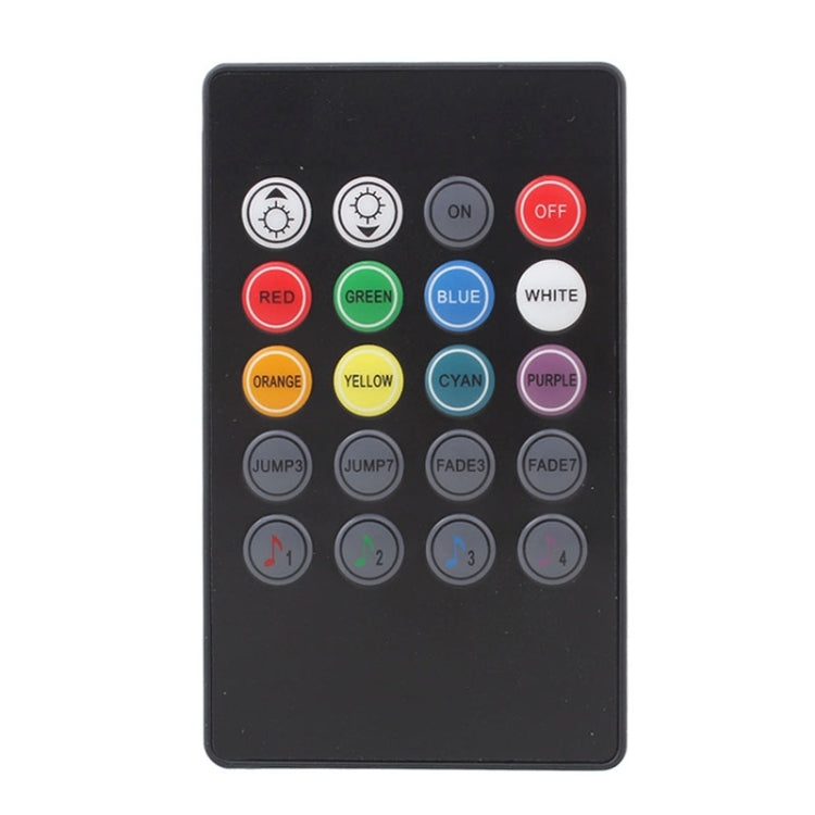 Car Acoustic LED Atmosphere Lamp / Chassis / Automobile Hub Lights RGB Colorful Musice Lamp, 12V