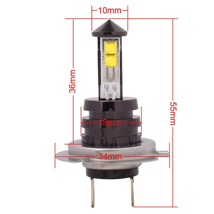 H7 20W 800LM White Light 4 CREE XT-E LED Car Fog Light Headlight Bulb, DC 12-24V