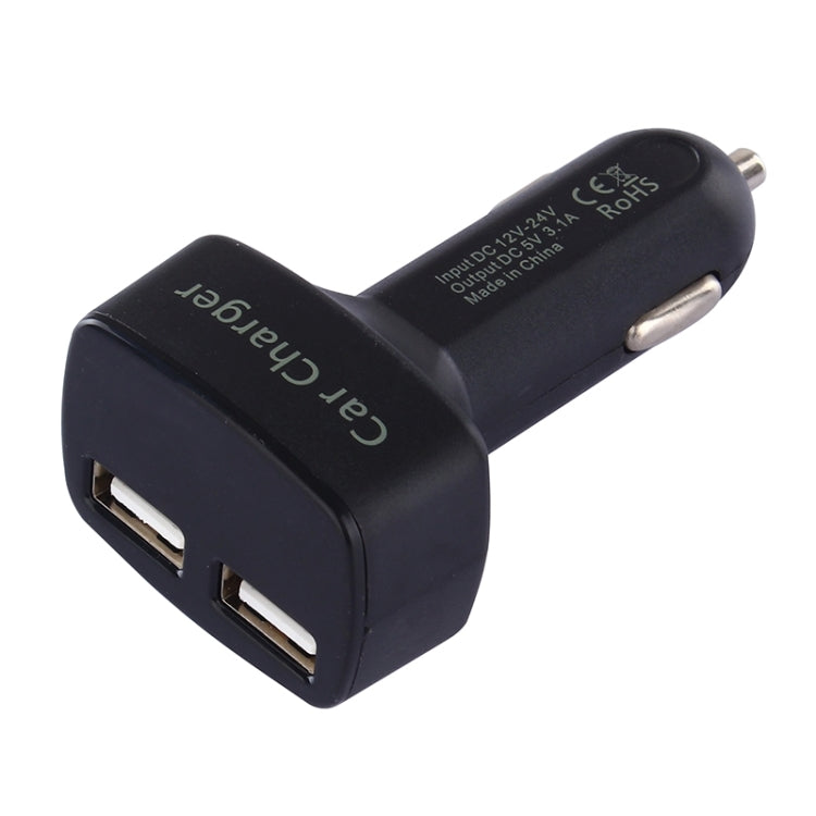 4 in 1 5V 3.1A Dual Ports Car Charger with Voltage, Temperature and Current Display