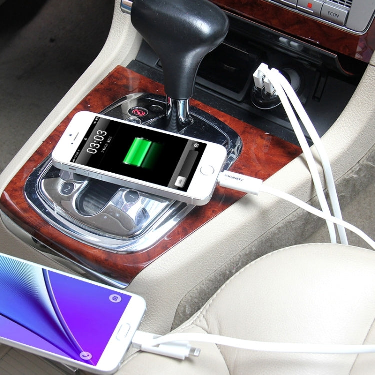 BiLiTong C052404 5V 2.4A 2-Ports USB Universal Car Charger for iPhone 6S & 6S Plus, iPhone 6 & 6 Plus, iPad Air 2 & Air, Galaxy S6 / S5 / S IV, HTC, LG, Sony