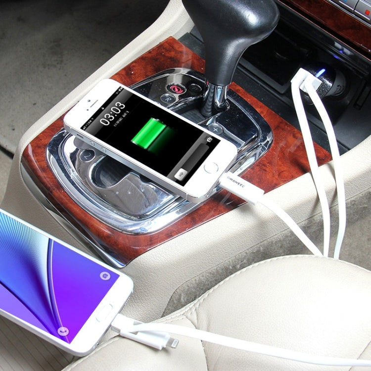 BiLiTong C052401 5V 2.4A 2-Ports USB Universal Car Charger for iPhone 6S & 6S Plus, iPhone 6 & 6 Plus, iPad Air 2 & Air, Galaxy S6 / S5 / S IV, HTC, LG, Sony