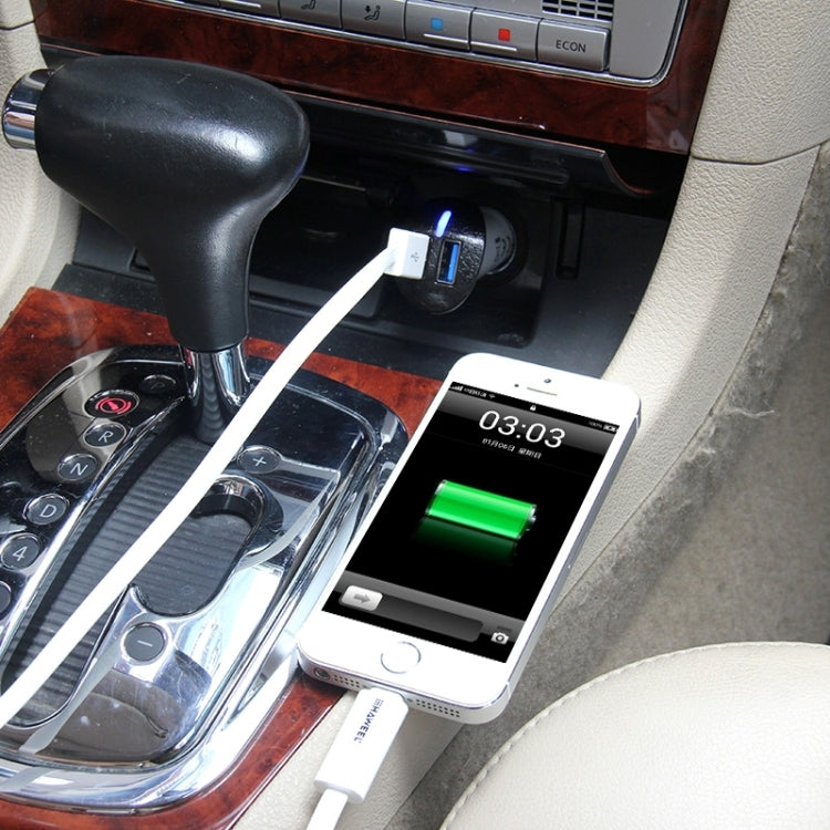 BiLiTong C052401 5V 2.4A 2-Ports USB Universal Car Charger for iPhone 6S & 6S Plus, iPhone 6 & 6 Plus, iPad Air 2 & Air, Galaxy S6 / S5 / S IV, HTC, LG, Sony
