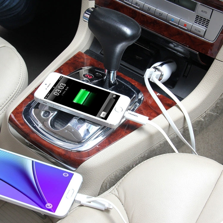 BiLiTong C052402 5V 2.4A 2-Ports USB Universal Car Charger for iPhone 6S & 6S Plus, iPhone 6 & 6 Plus, iPad Air 2 & Air, Galaxy S6 / S5 / S IV, HTC, LG, Sony