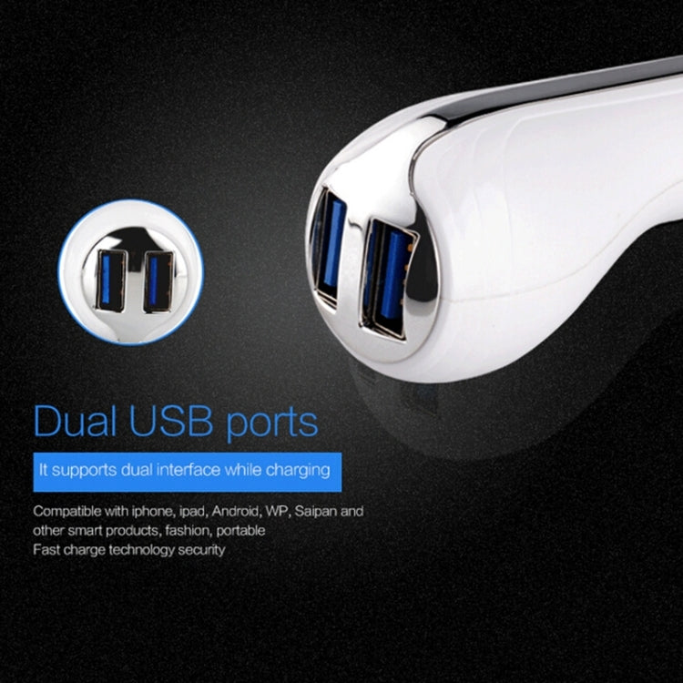 BiLiTong C052402 5V 2.4A 2-Ports USB Universal Car Charger for iPhone 6S & 6S Plus, iPhone 6 & 6 Plus, iPad Air 2 & Air, Galaxy S6 / S5 / S IV, HTC, LG, Sony