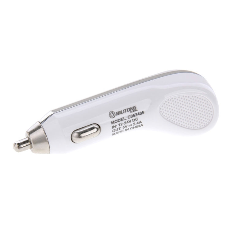 BiLiTong C052405 5V 2.4A 2-Ports USB Universal Car Charger for iPhone 6S & 6S Plus, iPhone 6 & 6 Plus, iPad Air 2 & Air, Galaxy S6 / S5 / S IV, HTC, LG, Sony