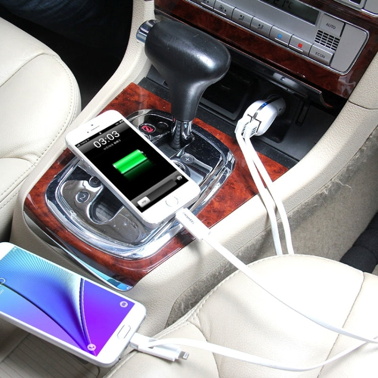 BiLiTong C052405 5V 2.4A 2-Ports USB Universal Car Charger for iPhone 6S & 6S Plus, iPhone 6 & 6 Plus, iPad Air 2 & Air, Galaxy S6 / S5 / S IV, HTC, LG, Sony