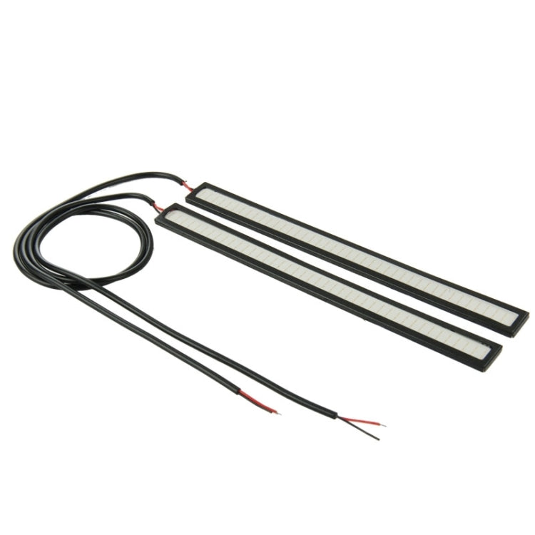 2 PCS 6W*2 DRL LED Red Light Bar Car Light Source Waterproof Daytime Running Lights, DC 12V