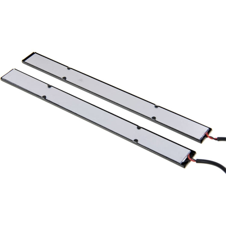 2 PCS 6W*2 DRL LED Red Light Bar Car Light Source Waterproof Daytime Running Lights, DC 12V