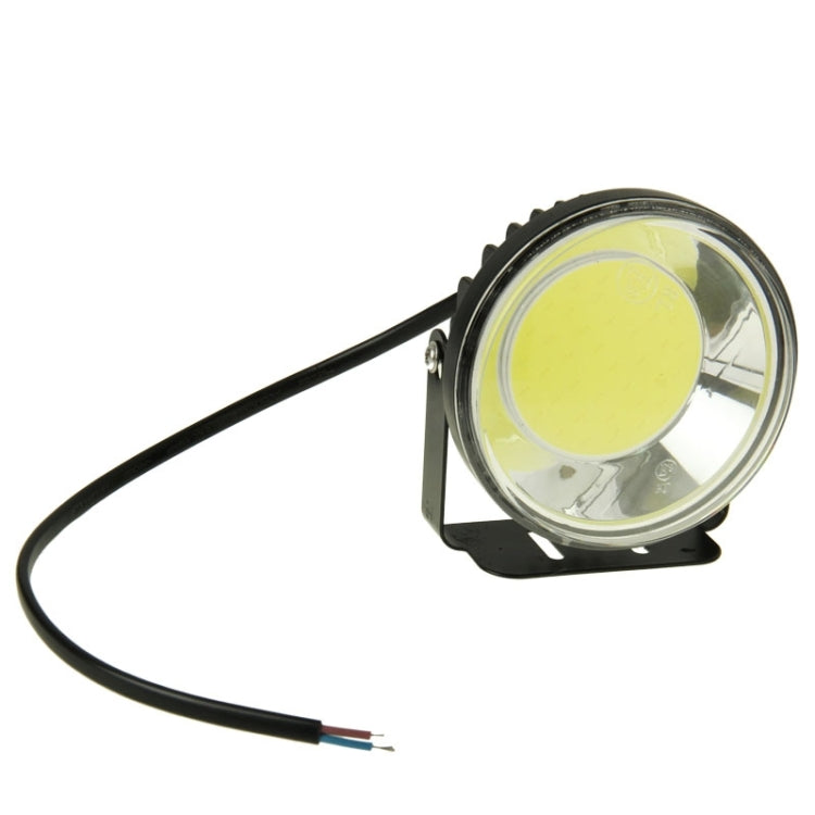 10W 450LM COB LED White Light Daytime Running Lights Fog Lamp , DC 12-24V
