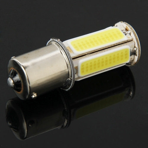 2 PCS 1156 6W White 6 LED COB Brake Light for Vehicles, DC 12V