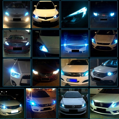 2 PCS 1156 6W White 6 LED COB Brake Light for Vehicles, DC 12V