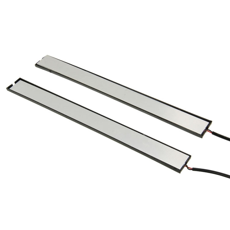 2 PCS DC 12V 2x6W COB DRL LED Wave Type White Light Car Daytime Running Lights, Length: 20.7cm