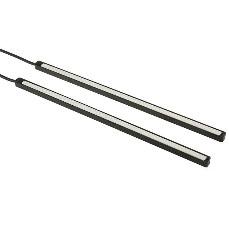 2 PCS DC 12V 220mAh COB DRL LED Bar Type ICE Blue Light Car Daytime Running Lights, Length: 20.5cm