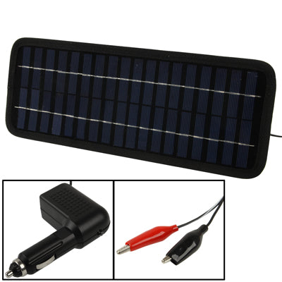 12V 3.5W Poly Silicon Solar Panel Car Battery Charger for Cars / Trucks / Boat / Motorcycle , Size: 32 x 12 x 0.6cm (TX1235)