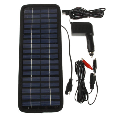 12V 3.5W Poly Silicon Solar Panel Car Battery Charger for Cars / Trucks / Boat / Motorcycle , Size: 32 x 12 x 0.6cm (TX1235)