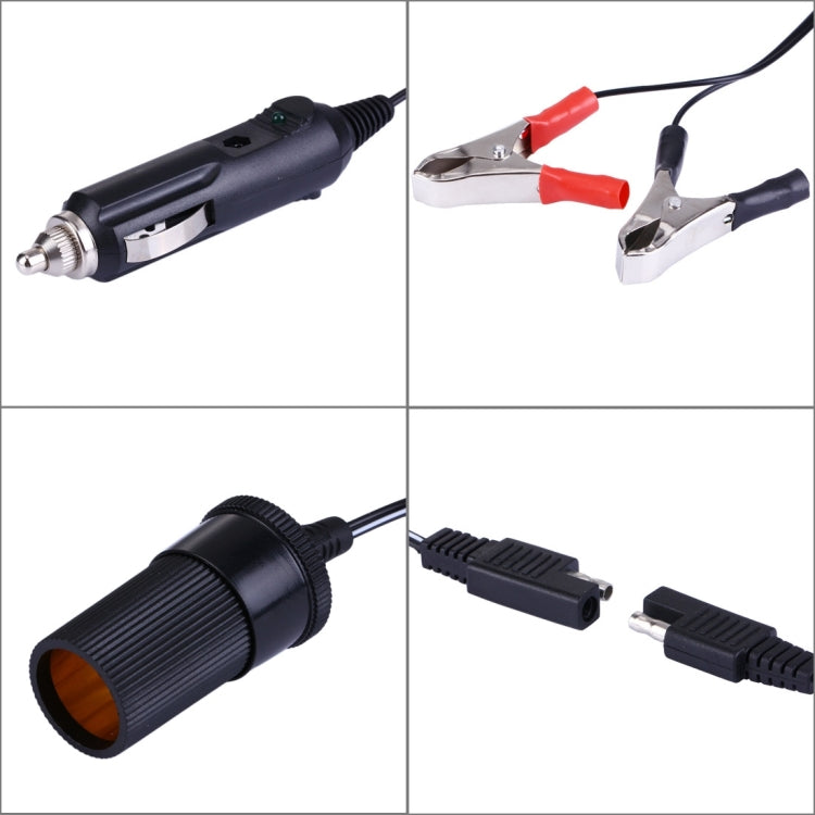 12V 8W Poly Silicon Solar Panel Car Battery Charger for Cars / Trucks / Boat / Motorcycle , Support USB 2.0 Plug, Size: 37 x 18 x 0.6cm (TX1280)