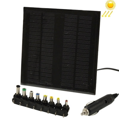 18V 2W Poly Silicon Solar Panel Car Battery Charger for Cars / Trucks / Boat / Motorcycle / Laptop, Size: 15.5 x 15 x 1.4cm (TX1820)