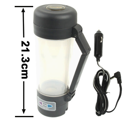 12/24V Travel Car Electric Cup, Size: 21.3 x 7.5 x 8.0cm(Black)