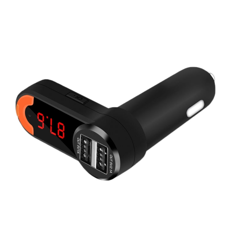 BC10B 5V 1A+2.1A Dual USB Car Charger for iPhone & iPod & iPad & Tablets & Samsung & Sony & LG & Nokia, Support Music Play & Hands-free & FM