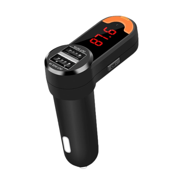 BC10B 5V 1A+2.1A Dual USB Car Charger for iPhone & iPod & iPad & Tablets & Samsung & Sony & LG & Nokia, Support Music Play & Hands-free & FM