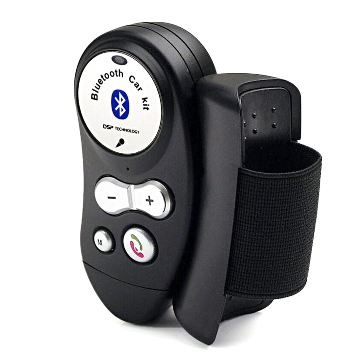 Steering Wheel Car Bluetooth Hands-free Kit, Support Music Play & Hands-free Answer Phone(Black)