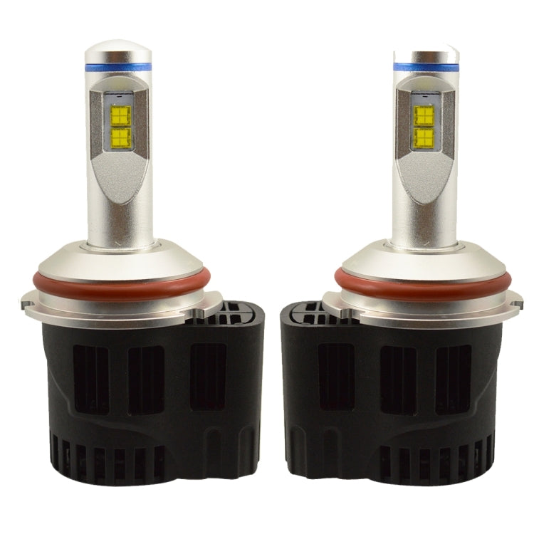 2 PCS ZY-9004/9007JGDP6-55W High Power Led MZ 5200LM 6000K White Light Car LED Head Lamp with Driver, DC 11-30V