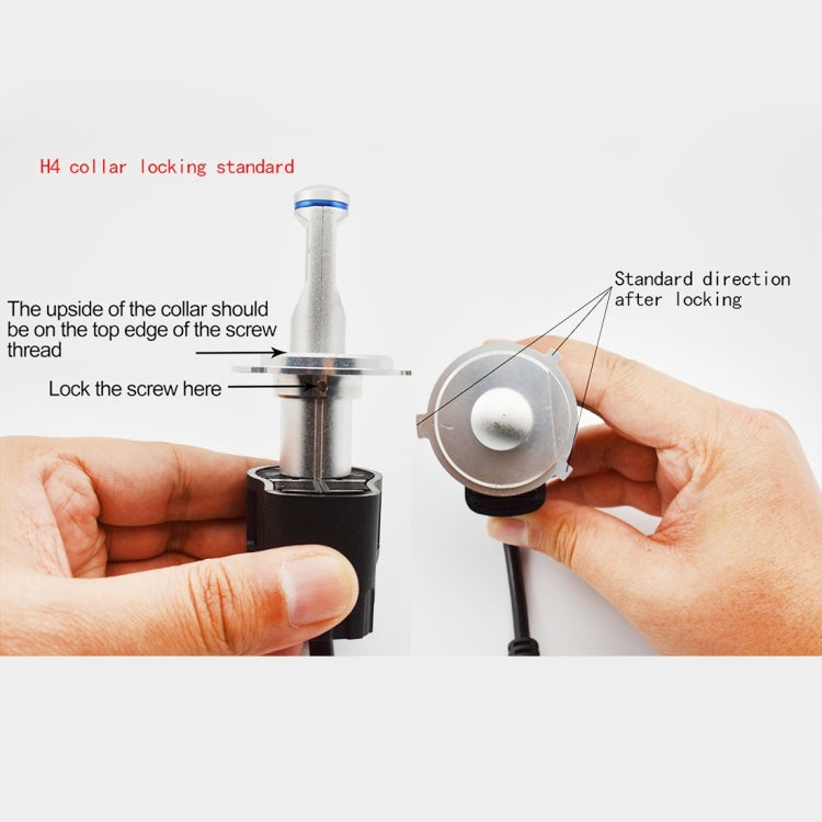 2 PCS ZY-9004/9007JGDP6-55W High Power Led MZ 5200LM 6000K White Light Car LED Head Lamp with Driver, DC 11-30V