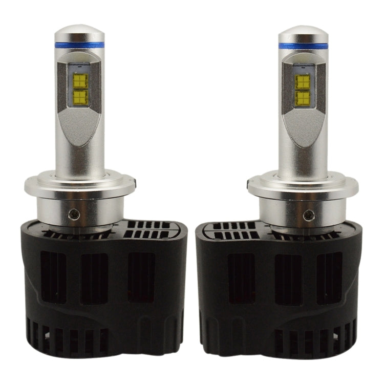 2 PCS ZY-D1/D2/D3/D4JGDP6-55W High Power Led MZ 5200LM 6000K White Light Car LED Head Lamp with Driver, DC 11-30V