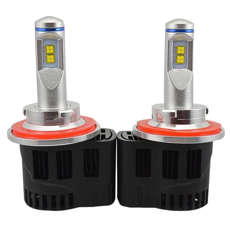 2 PCS ZY-H13JGDP6-55W High Power Led MZ 5200LM 6000K White Light Car LED Head Lamp with Driver, DC 11-30V