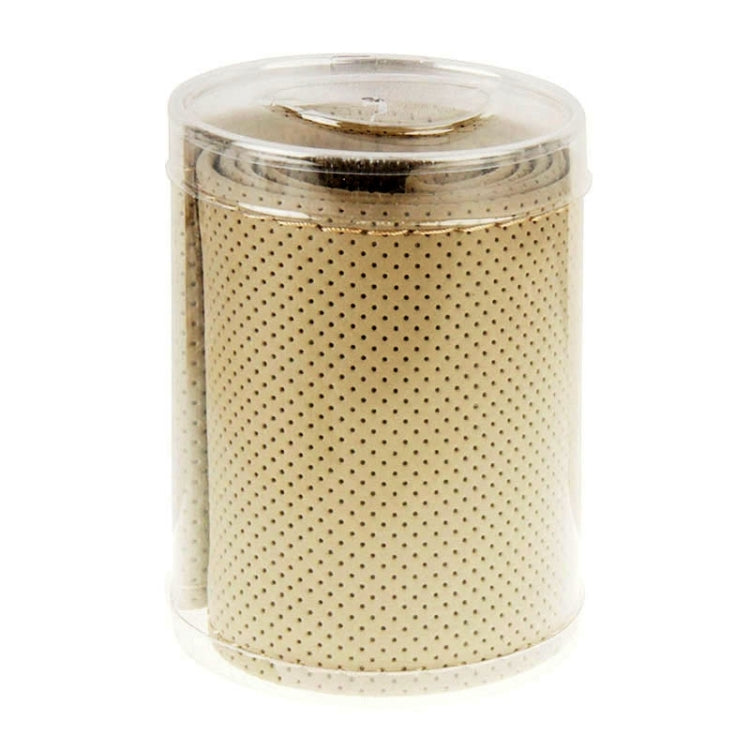 Leather Steering Wheel Cover With Needle and Thread, Size: 54x10.5cm