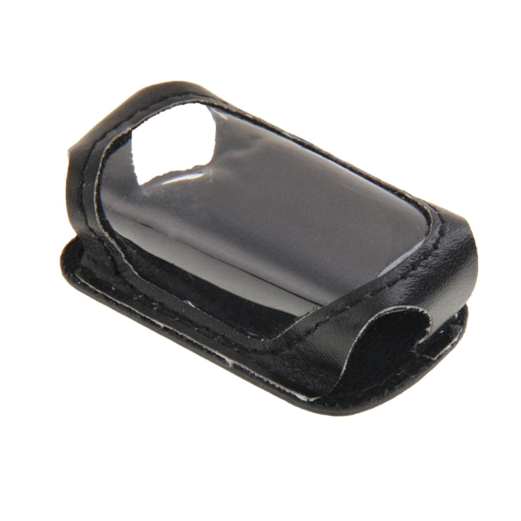 Leather Case for Tamarack TW 9010 Two Way Car Remote Controller(Black)